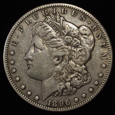 Sale Photo Thumbnail #379: 1896-S MORGAN DOLLAR XF
