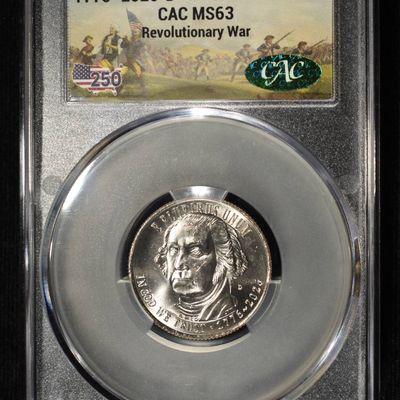 1776-2026-D REVOLUTIONARY WAR QUARTER CAC MS-63
