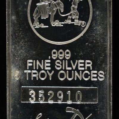 Sale Photo Thumbnail #419: 5 OZ 0.999 SILVER BAR