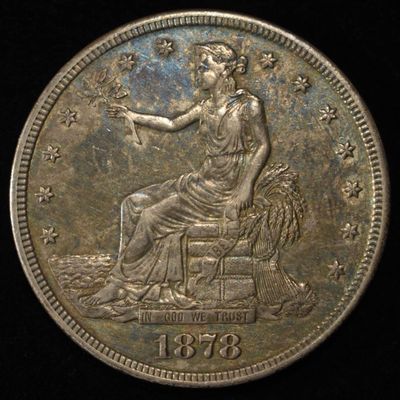 1878-S TRADE DOLLAR AU