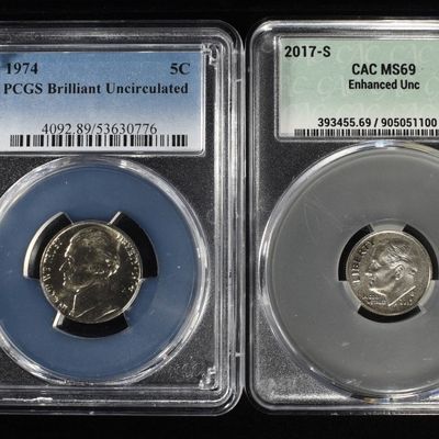 Sale Photo Thumbnail #356: GRADED COIN COLLECTORS LOT
