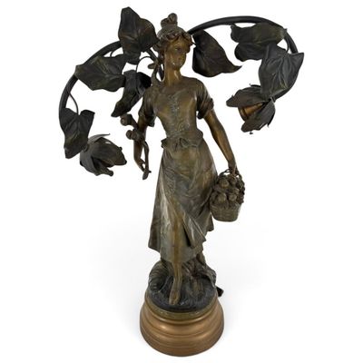 Emile Bruchon "Retour des Champs" Lamp