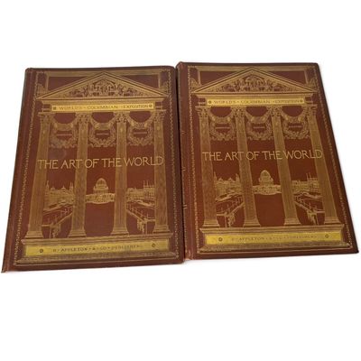 Sale Photo Thumbnail #195: 1895 The Art of the World Two-Volume Set