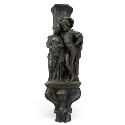 Sale Photo Thumbnail #111: Continental Figural Composite Wall Bracket