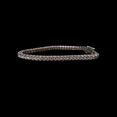 Sale Photo Thumbnail #156: Platinum 4.05 CTW Diamond Tennis Bracelet