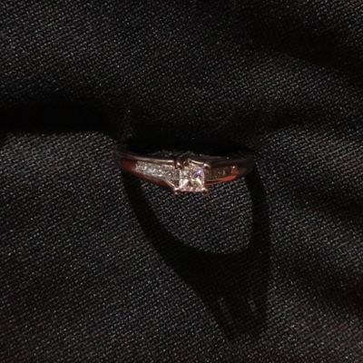 Sale Photo Thumbnail #152: 14K Princess-Cut Diamond Ring