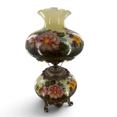 Sale Photo Thumbnail #110: Victorian-Style Floral Parlor Lamp