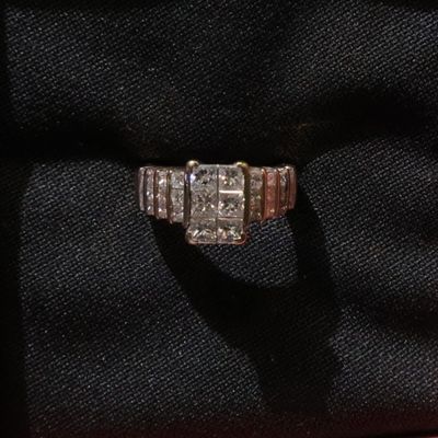 14K Yellow Gold Diamond Ring