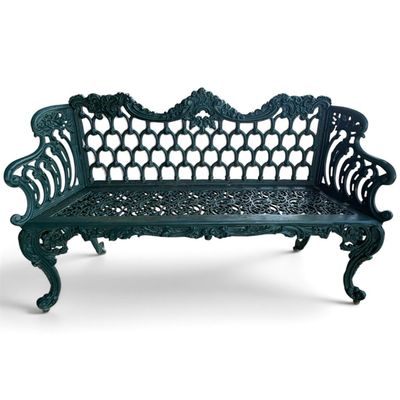 Sale Photo Thumbnail #183: Rococo Revival-Style Cast Iron Garden Bench