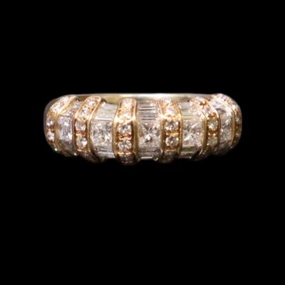 14K Yellow Gold Diamond Ring