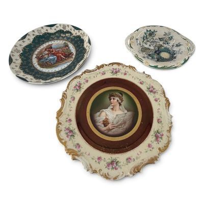 Sale Photo Thumbnail #140: Three Victorian Ceramic Display Pieces