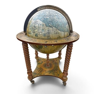 Sale Photo Thumbnail #107: Vintage Zoffoli Bacco Italian Globe Bar