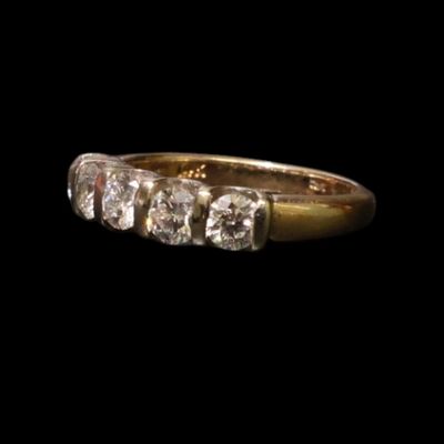 Sale Photo Thumbnail #150: 14K Leo 1.07 CTW Diamond Band