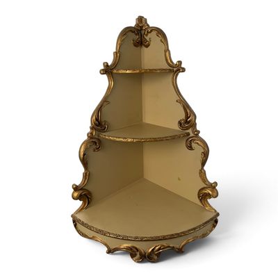 Sale Photo Thumbnail #148: Italian Rococo-Style Gilt Corner Etagere