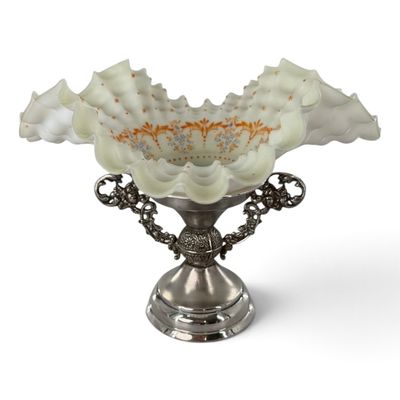Sale Photo Thumbnail #105: M.S. Benedict Silverplate Bridal Basket