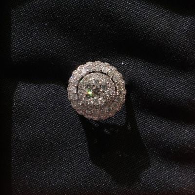 18K White Gold 1.48 CTW Diamond Ring