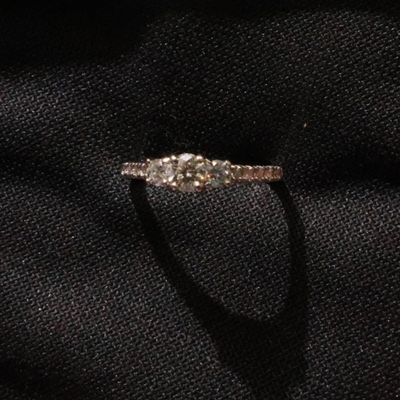 Sale Photo Thumbnail #117: 14K Three-Stone Diamond Ring