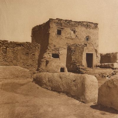 E Curtis, Folio, Japanese Tissue in Overmat - Laguna Watchtower