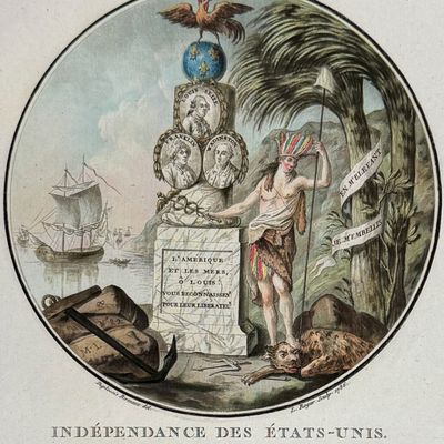 Duplessis-Bertaux - Independence of the United States, Alliance with France [Independence des Etats-Unis]
