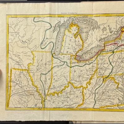 Darby's Tour from the City of New-York, to Detroit, in the Michigan territory - Volume with 3 Folding Maps