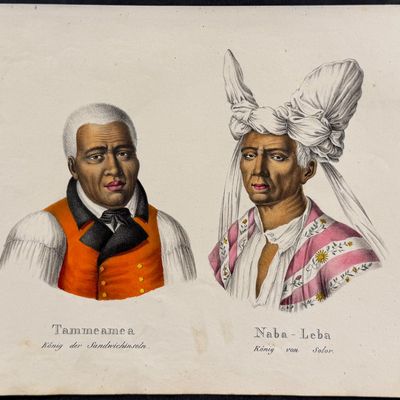 Schinz & Brodtmann, Hawaii - First Ruler of Hawaii, Kamehameha I & Naba-Leba Konig of Sonor