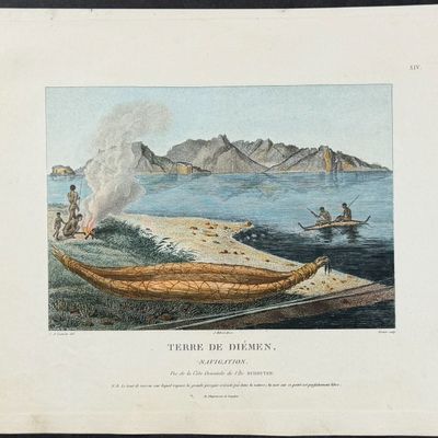 Peron & Freycinet - Navigation & Canoe [Australia, New Holland]
