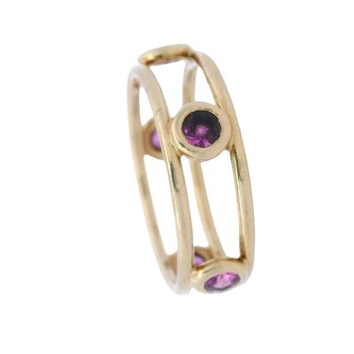 Sale Photo Thumbnail #179: Tiffany & Co Elsa Peretti Rubies by the Yard 18kt yellow Gold Ring