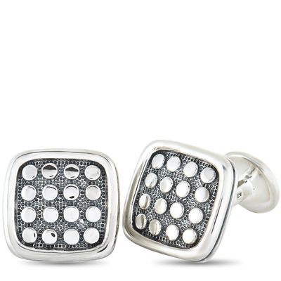 Sale Photo Thumbnail #353: Scott Kay Sterling Silver Square Cufflinks