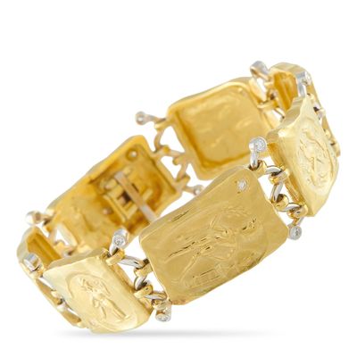 Sale Photo Thumbnail #357: SeidenGang 18K Yellow Gold 0.50ct Diamond Bracelet