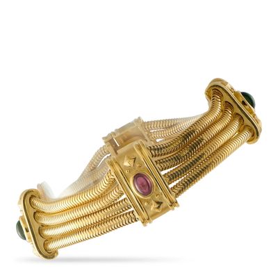 Sale Photo Thumbnail #356: SeidenGang 18K Yellow Gold Multi-Gemstone Bracelet