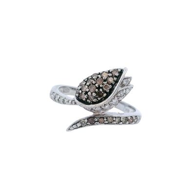 18K White Gold Ring with 0.25 CTW in Diamonds