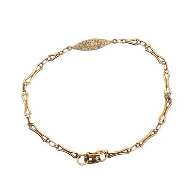 Sale Photo Thumbnail #208: 18K Yellow Gold Bracelet with 0.15 CTW in Diamonds