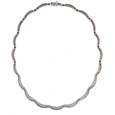 Sale Photo Thumbnail #290: 18K White Gold Necklace with 6.00 CTW in Diamonds