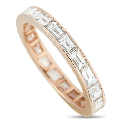 Sale Photo Thumbnail #232: Graff 18K Rose Gold 2.50ct Diamond Eternity Band Ring