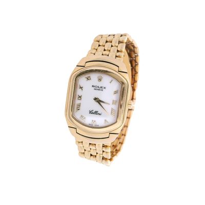 Sale Photo Thumbnail #104: Rolex Cellini Cellissima Yellow Gold white Dial Ladies Watch 6631