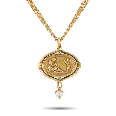Sale Photo Thumbnail #360: SeidenGang 18K Yellow Gold Pendant Necklace