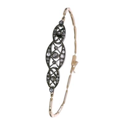 Sale Photo Thumbnail #318: 18K Yellow Gold Bracelet with Diamonds