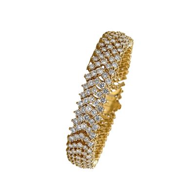 Sale Photo Thumbnail #345: 18K Yellow Gold Bracelet with 30.00 CTW in Diamonds