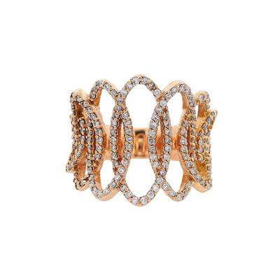 Sale Photo Thumbnail #114: 18K Rose Gold Ring with 1.00 CTW in Diamonds