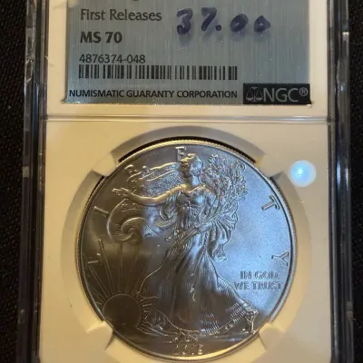 2019 American Silver Eagle 1 oz .999 Fine Silver – NGC MS70 First Releases