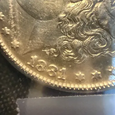 1881 Morgan Silver Dollar – Philadelphia Mint – 90% Silver