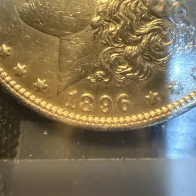 1896 Morgan Silver Dollar – Philadelphia Mint (No Mint Mark)