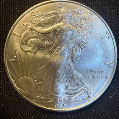 2015 American Silver Eagle 1 oz .999 Fine Silver Bullion Coin – Brilliant Uncirculated (BU)