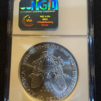 1999 American Silver Eagle NGC MS69 1 oz .999 Fine Silver $1 Certified