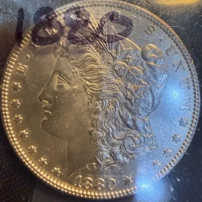 1880 Morgan Silver Dollar – Philadelphia Mint (No Mint Mark)