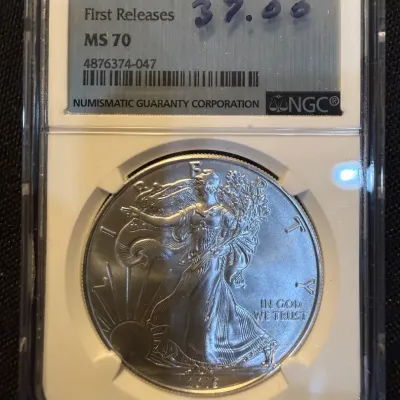 2019 American Silver Eagle 1 oz .999 Fine Silver – NGC MS70 First Releases