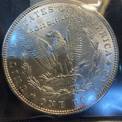 1885 Morgan Silver Dollar – Philadelphia Mint – Brilliant Uncirculated – 90% Silver