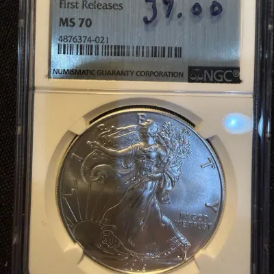 2019 American Silver Eagle 1 oz .999 Fine Silver – NGC MS70 First Releases