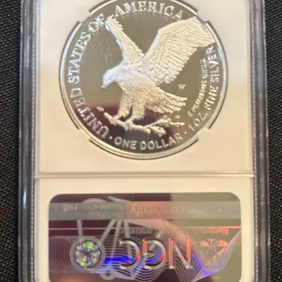 2021-W American Silver Eagle Type 2 Proof NGC PF70 Ultra Cameo 1 oz .999 Silver – Michael Gaudioso S