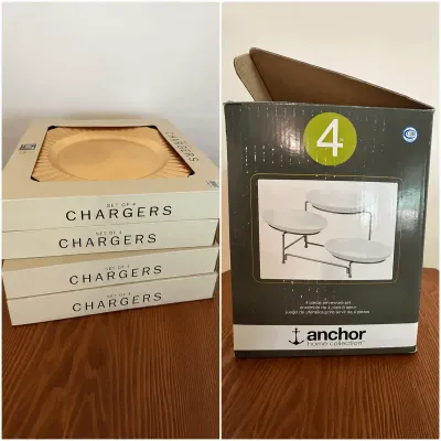 Chargers & Plate Stand